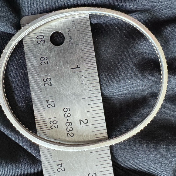 Silpada Black Onyx Bangle Bracelet 925 Silver 12.5g (HE2052830) - Picture 6 of 6